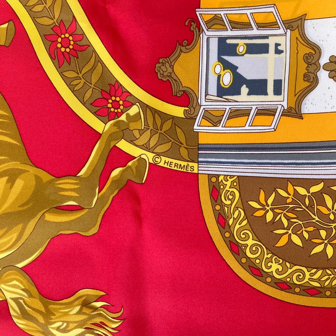 エルメス スカーフ カレ90 IN SALZBURG ザルツブルグにて シルク
