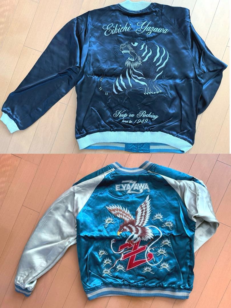 新品未使用】矢沢永吉リバーシブルスカジャンXL - メルカリ