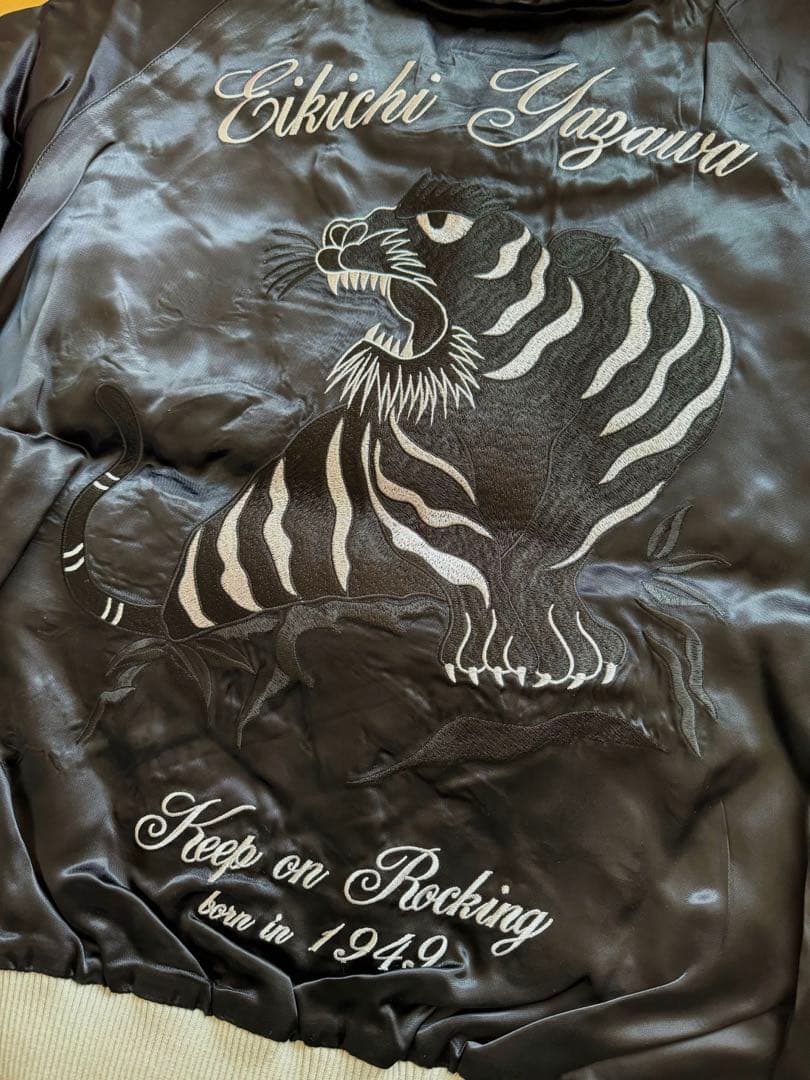 新品未使用】矢沢永吉リバーシブルスカジャンXL - メルカリ