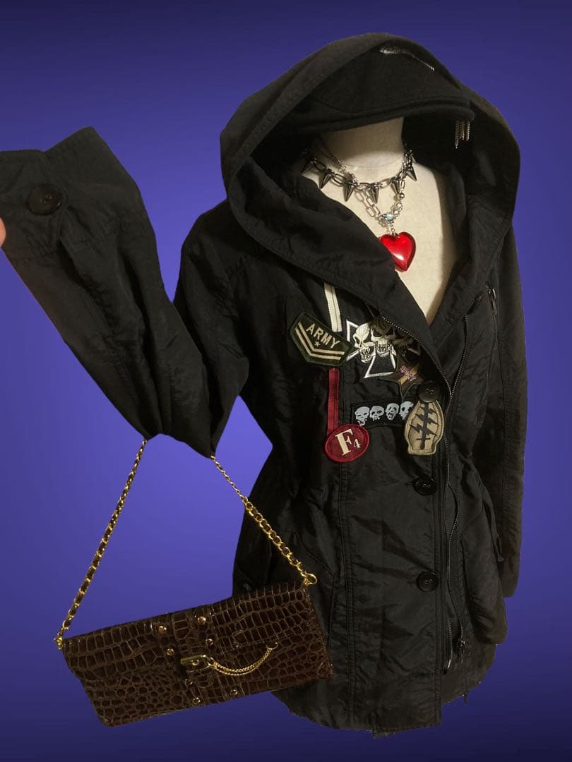 y2k00sミリタリーミニワンピフェアリーグランジ平成ギャルNANAパン