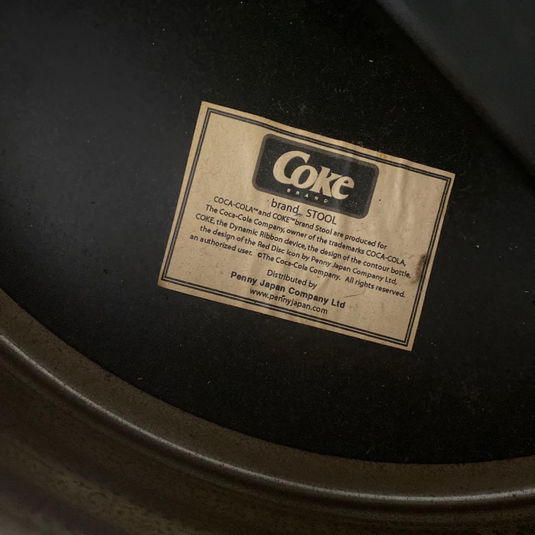 1324❣️コカ・コーラ ハイチェア Cocacola 回転椅子 - メルカリ