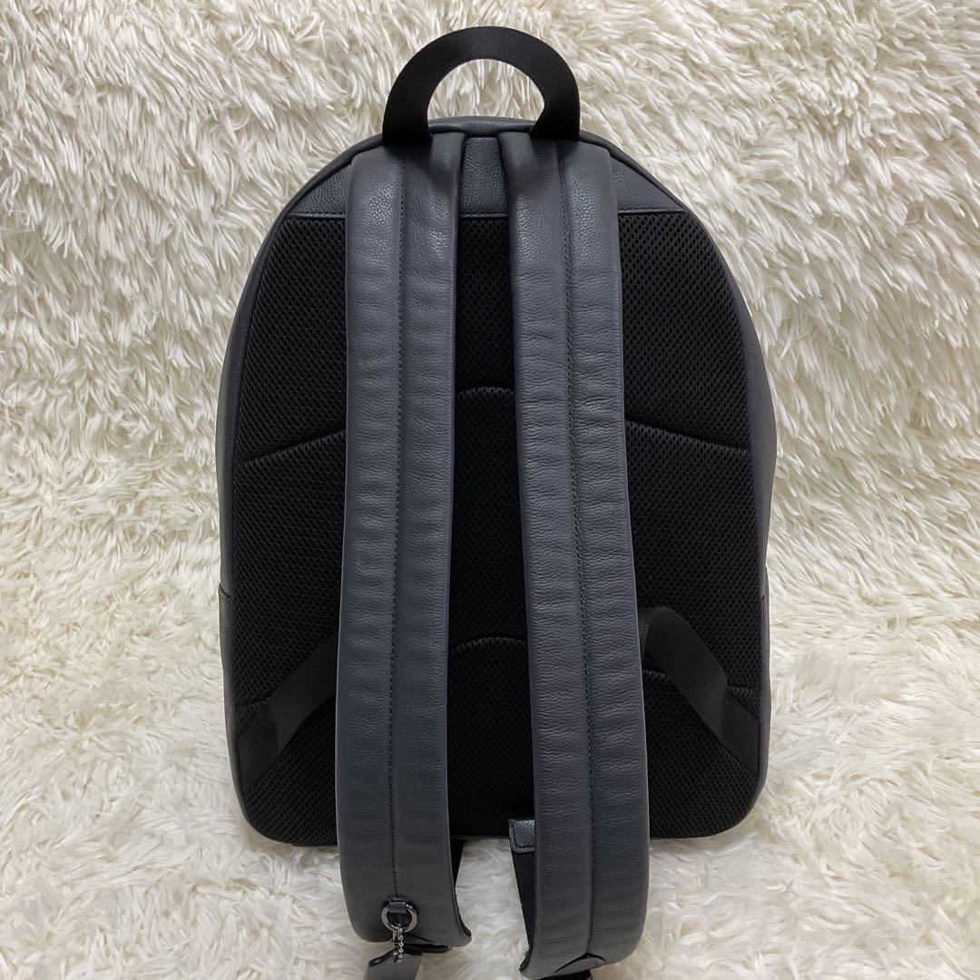 COACH コーチ リュック レザー ネイビー F68993 - メルカリ