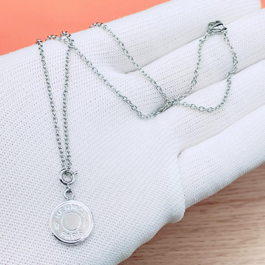 ◇エルメス◇新品仕上済 セリエ ネックレス ペンダント 小 シルバー 4.47g
