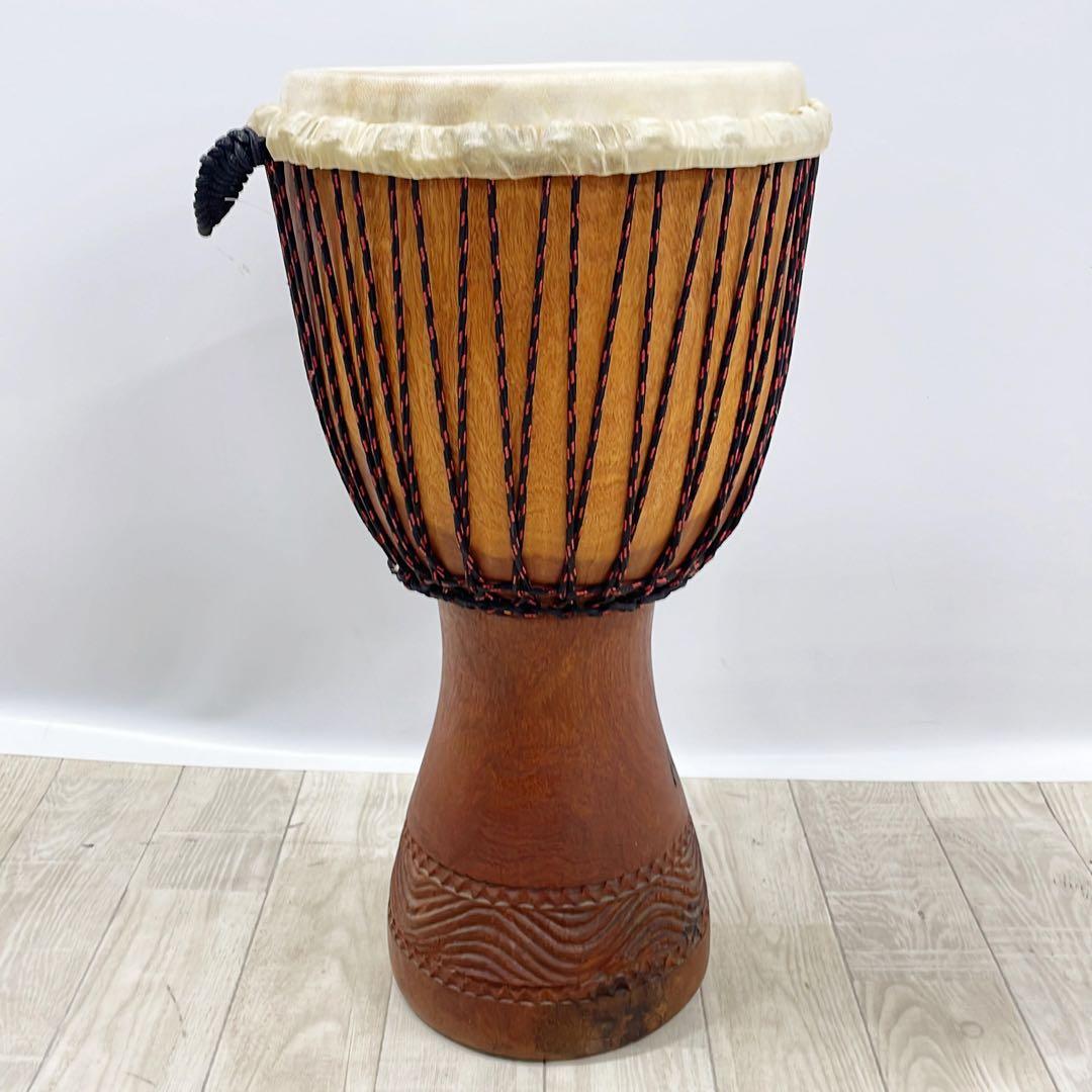 Afroton アフリカ産 打楽器 ジャンベ 約13インチ 良品 - メルカリ