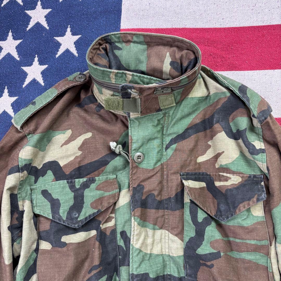 U.S.ARMYM-65FIELD JACKET ウッドランドカモ ライナー付き - メルカリ