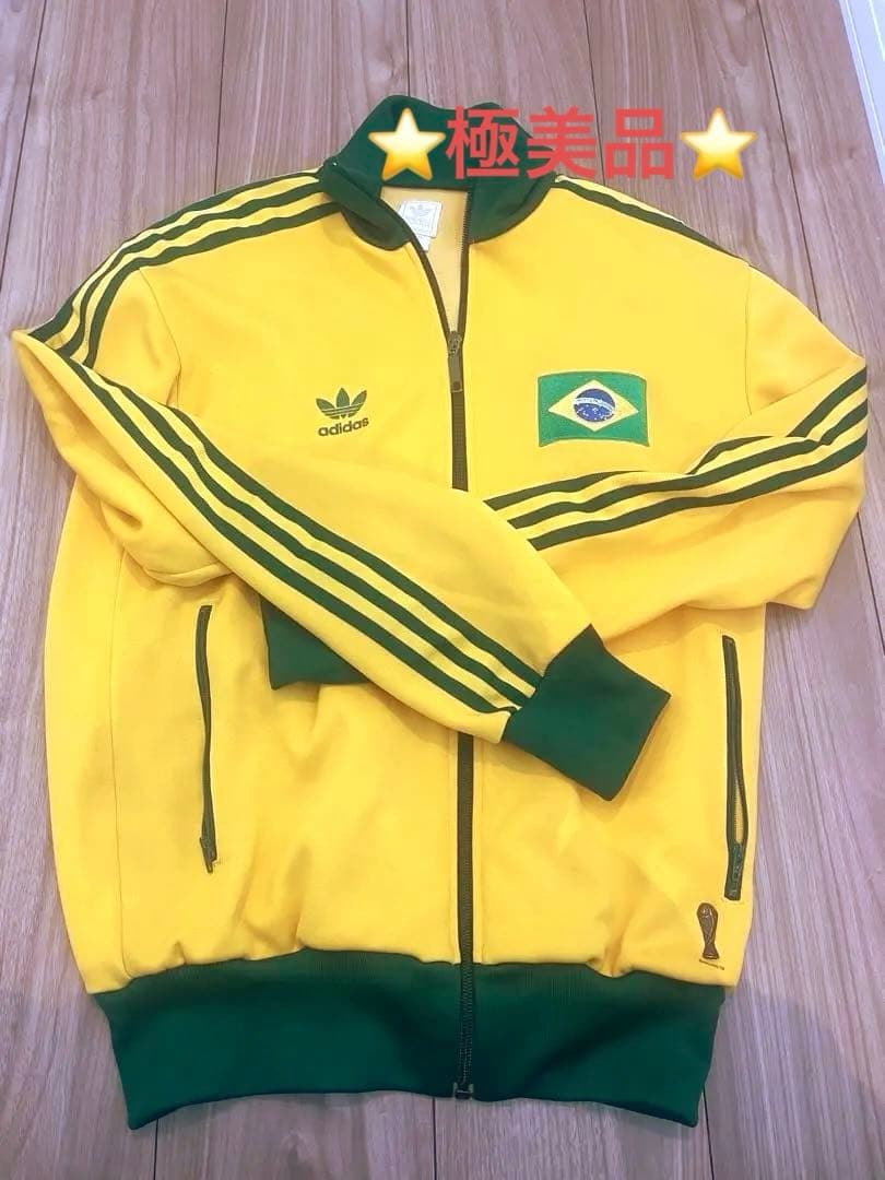 ⭐️極美品⭐️adidasアディダス サッカー ブラジル代表 ジャージ古着