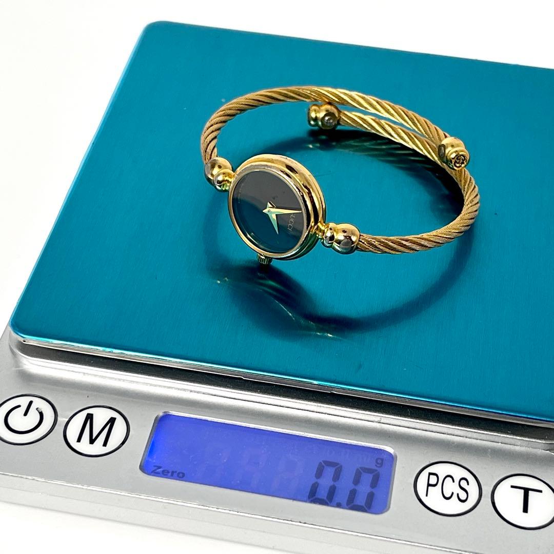 【新品電池/稼働品】グッチ 2700.2L バングルウォッチ ゴールド ブレス