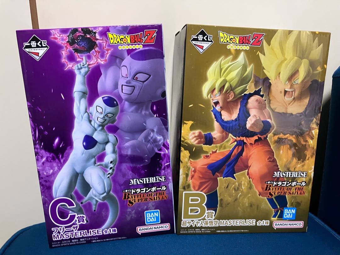 未開封】一番くじ ドラゴンボール B賞 超サイヤ人孫悟空 C賞フリーザ