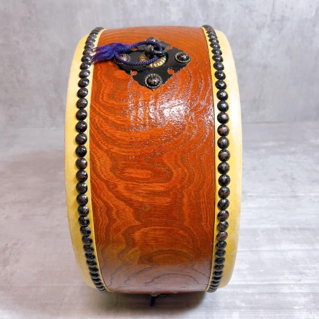 和太鼓 平太鼓 和楽器 民謡 お祭り 39センチ ケース バチ 台座の通販は