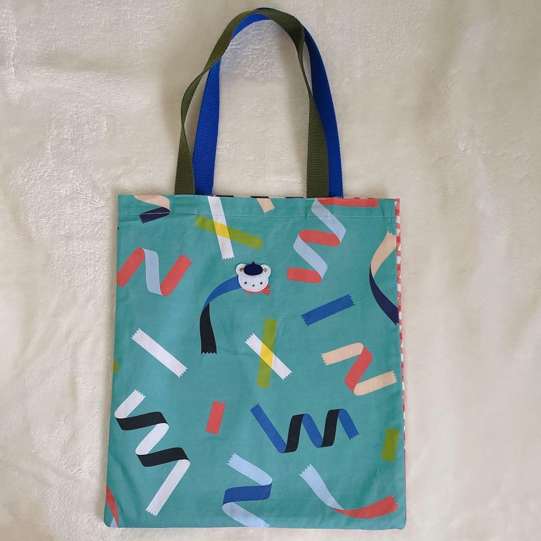 ファミリア familiar ルクアイーレ 限定 トートバッグ グリーン - メルカリ