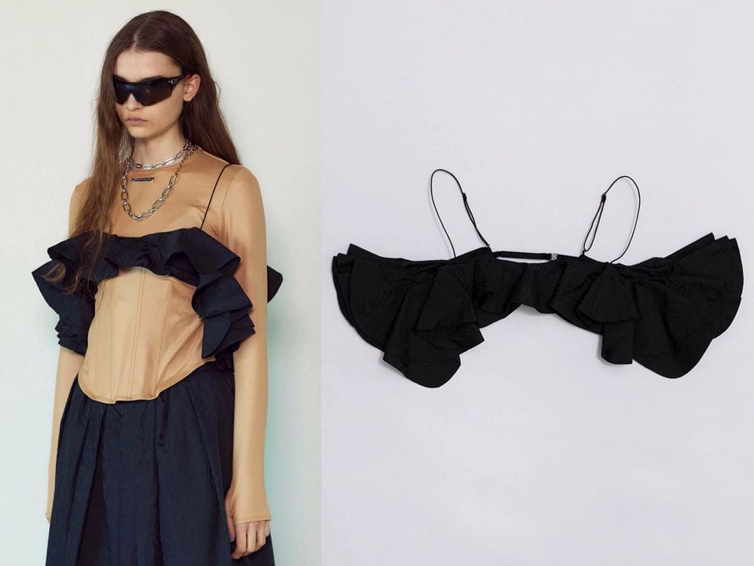 PRANK PROJECT マルチファブリックランダムラッフルトップ - メルカリ