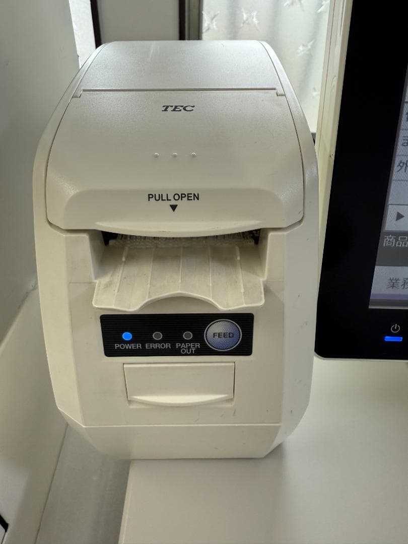 QT-20プリンター付ShopWork 7Gドロー連動、バーコードスキャナ付