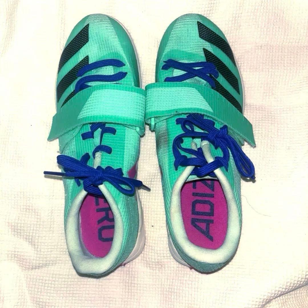 ADIZEROアディゼロ アディダス 陸上競技スパイクシューズミント