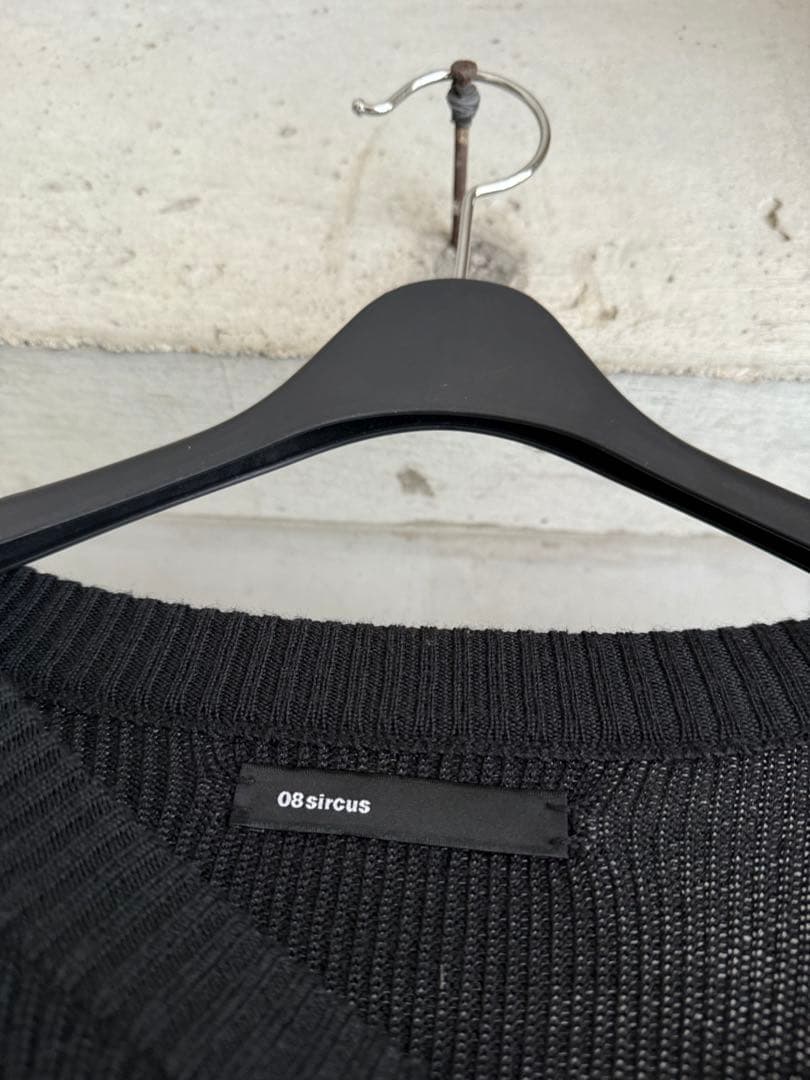 08 sircus 19AW RIDGE CREW NECK SWEATER