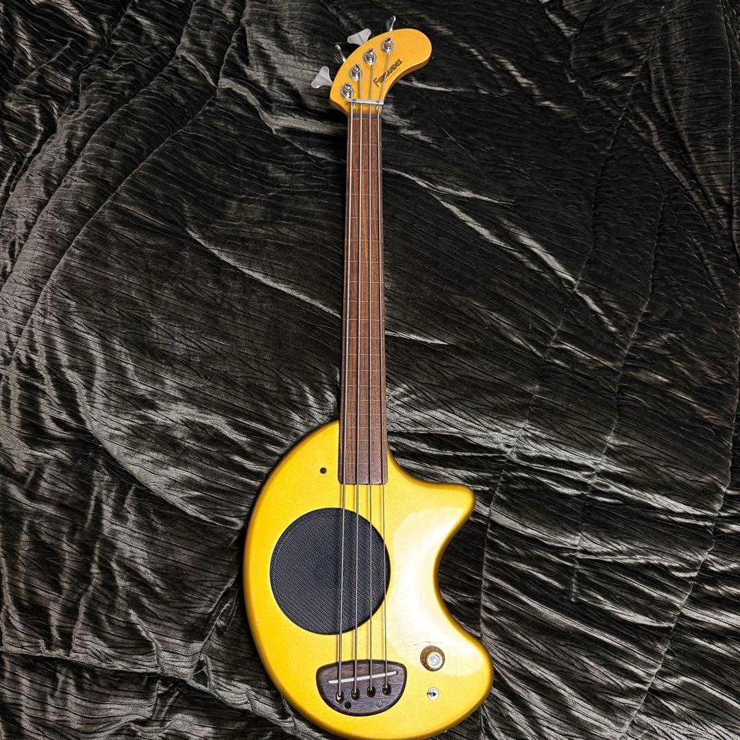 ゴールド ピエゾー フレットレスベース fernandes pie-zo - メルカリ