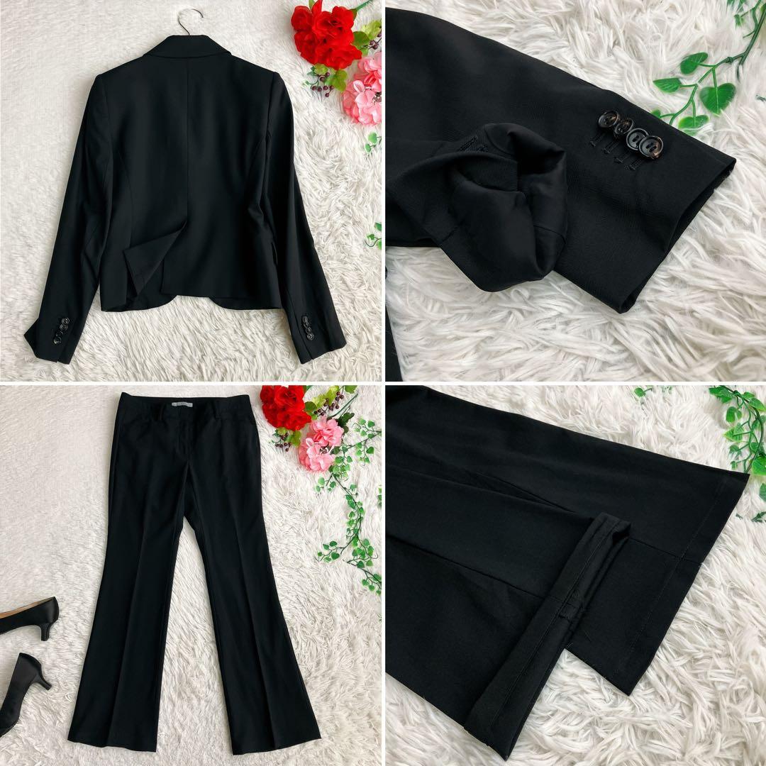 セオリーリュクス☆ウール ストレッチ パンツスーツ 1B フレアパンツ