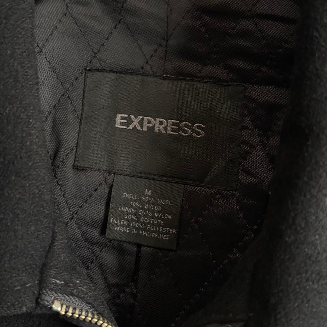 90s USA label wzip melton wool swing top - メルカリ