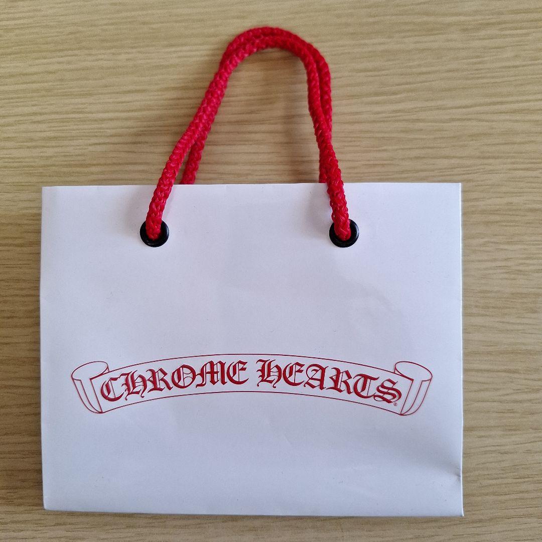 クロムハーツ ショッパー ショップ袋 赤/白 小 CHROMEHEARTS ① - メルカリ