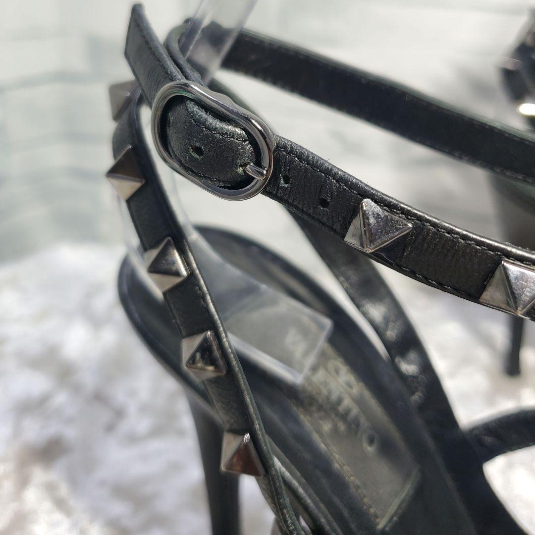 ワケ有良品】VALENTINO 23cm パンプス ロックスタッズ 黒 36 - メルカリ