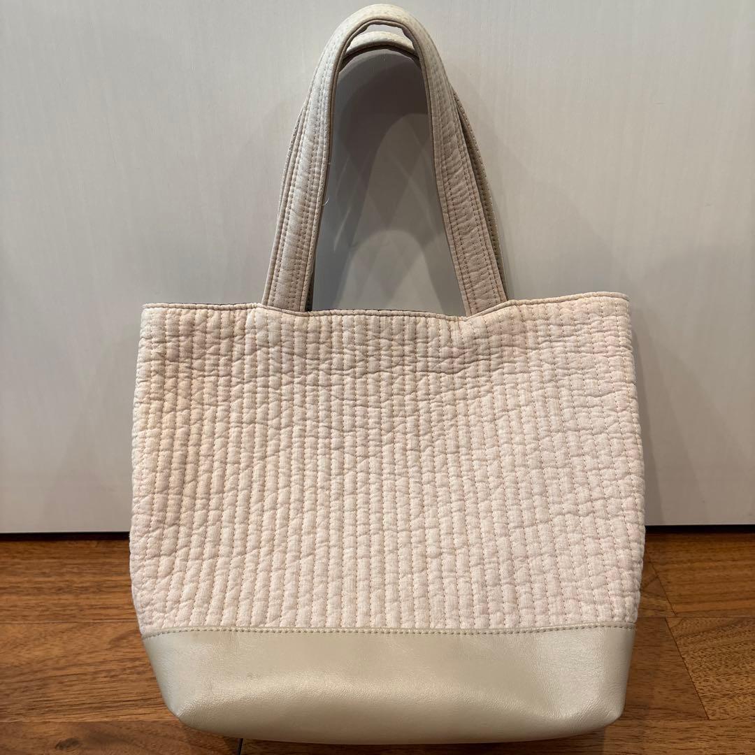 familiar x pionunnal コラボハンドバッグ move ベージュ - メルカリ