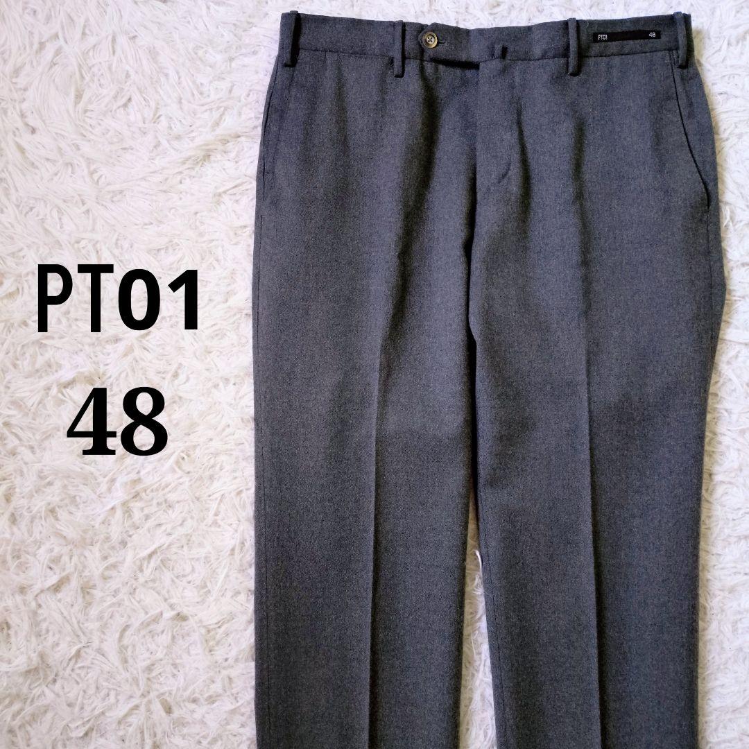 猫*背様 PT01 グレー スラックス サイズ44 winter travell PT01