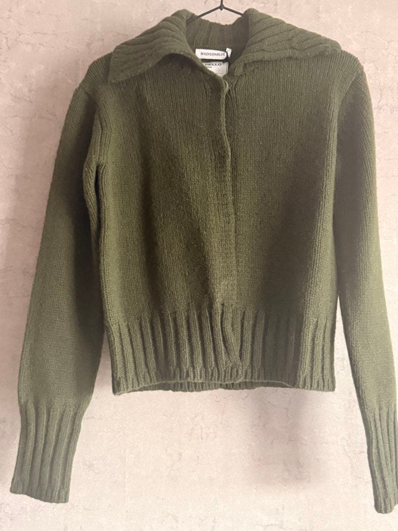 マディソンブルー　BIG COLLAR CARDIGAN カーディガン　ニット MADISONBLUE(マディソンブルー)の【HPS別注】BIG CARDIGAN COTTON