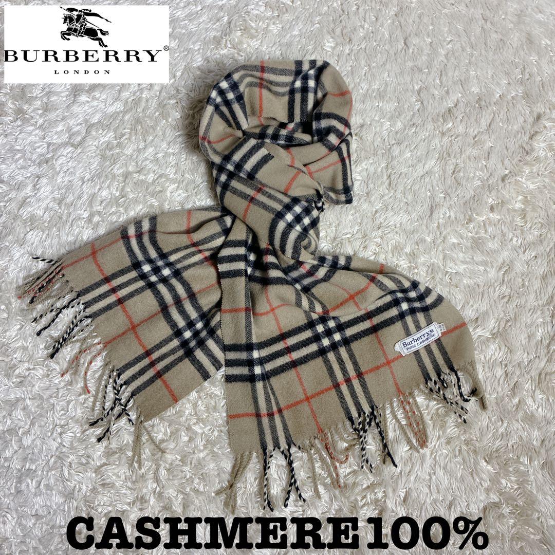 Burberrys CASHMERE100% Novacheck Scarf - メルカリ