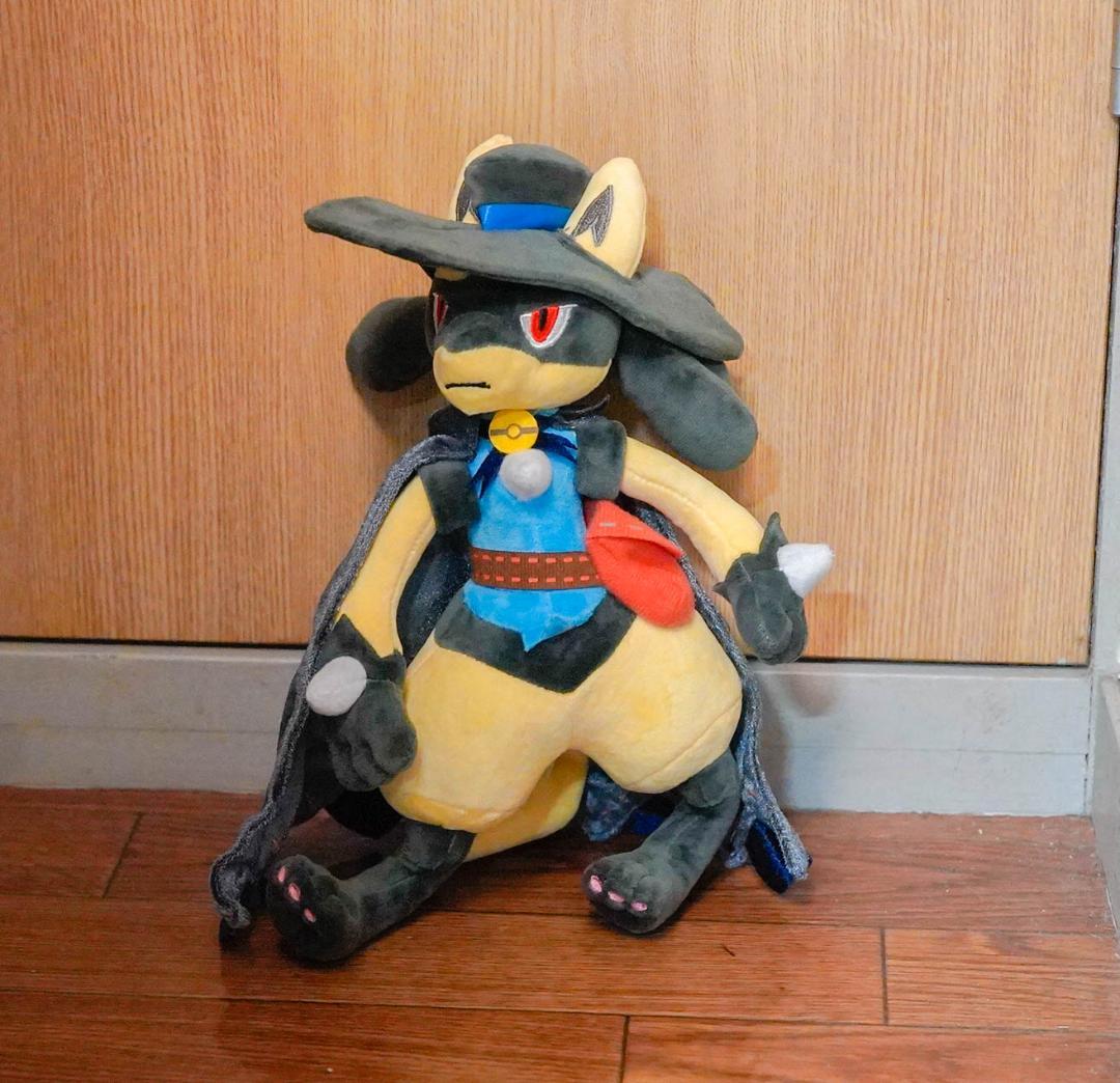 ハロウィンルカリオ ぬいぐるみ 色違い 黄色 30㎝ 紙袋付【残5のみ