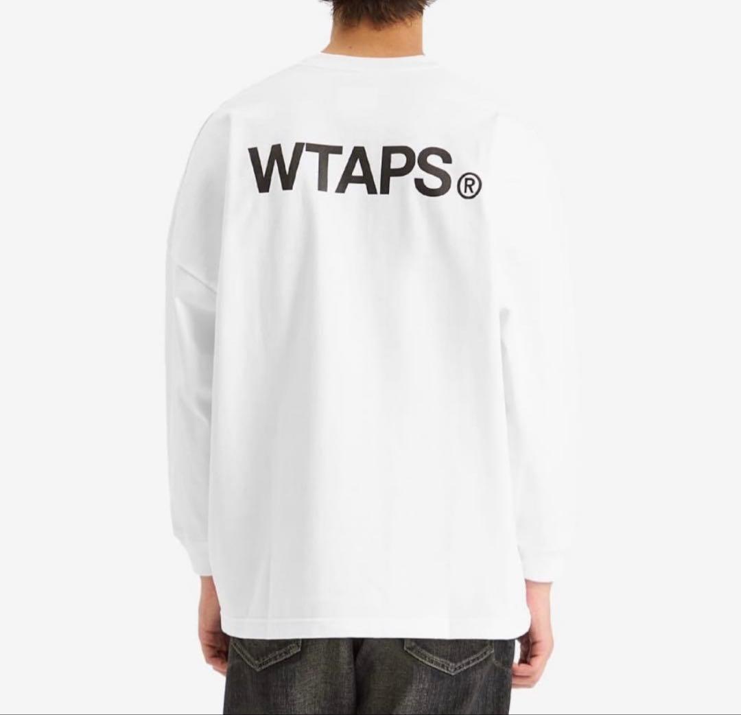 WTAPS identity ロンT 白 Mサイズ 長袖 ロングスリーブ 新品 - メルカリ