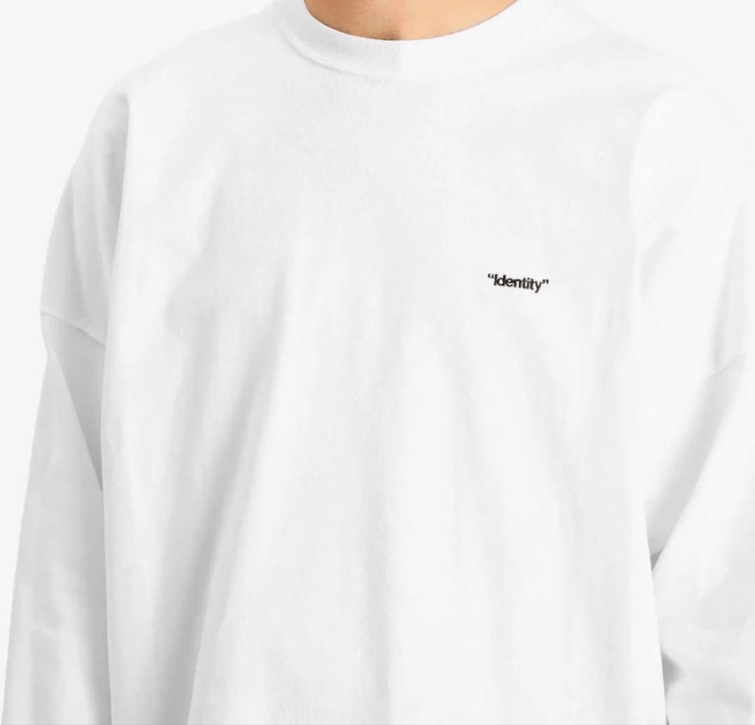 WTAPS identity ロンT 白 Mサイズ 長袖 ロングスリーブ 新品 - メルカリ