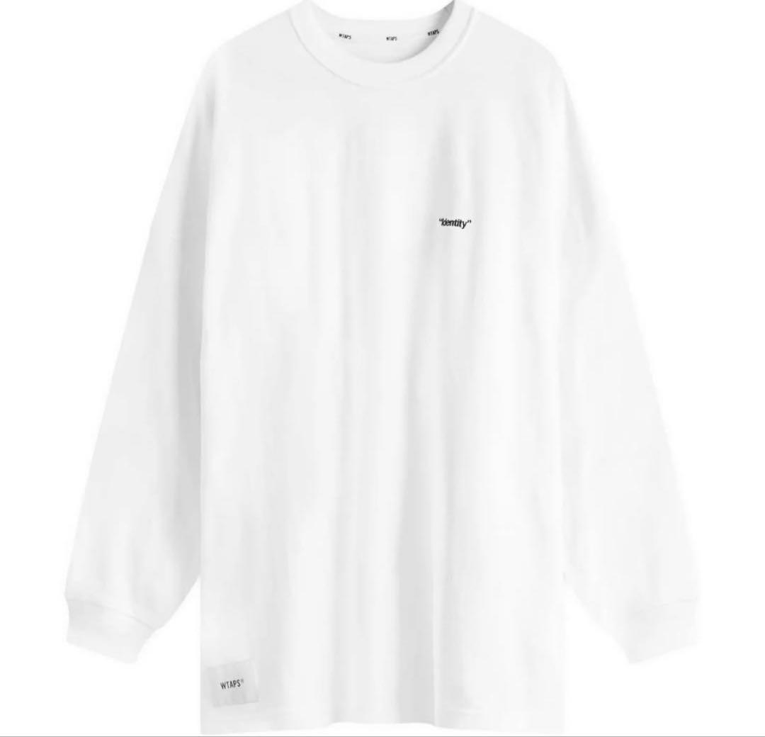 WTAPS identity ロンT 白 Mサイズ 長袖 ロングスリーブ 新品 - メルカリ