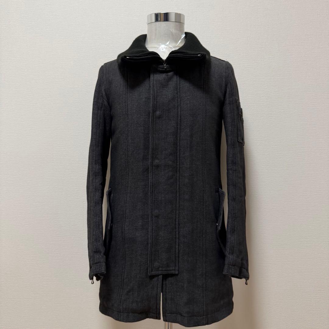 SHELLAC Fleece Long Jacket Gray M Y2K - メルカリ