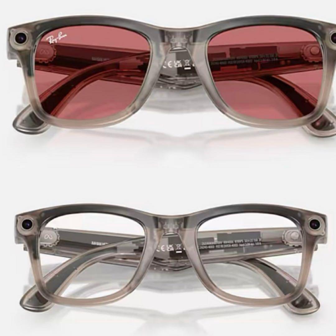 Ray-Ban meta wayfarer 調光レンズ - メルカリ