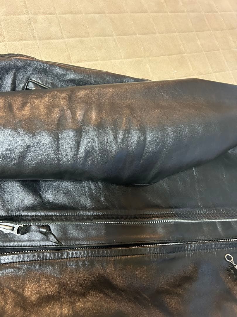 VARGA GIRL☆シングルライダースジャケット☆サイズ38☆馬革