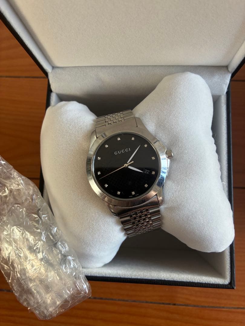 GUCCI グッチ Gタイムレス 126.4 メンズ ステンレススティール - メルカリ