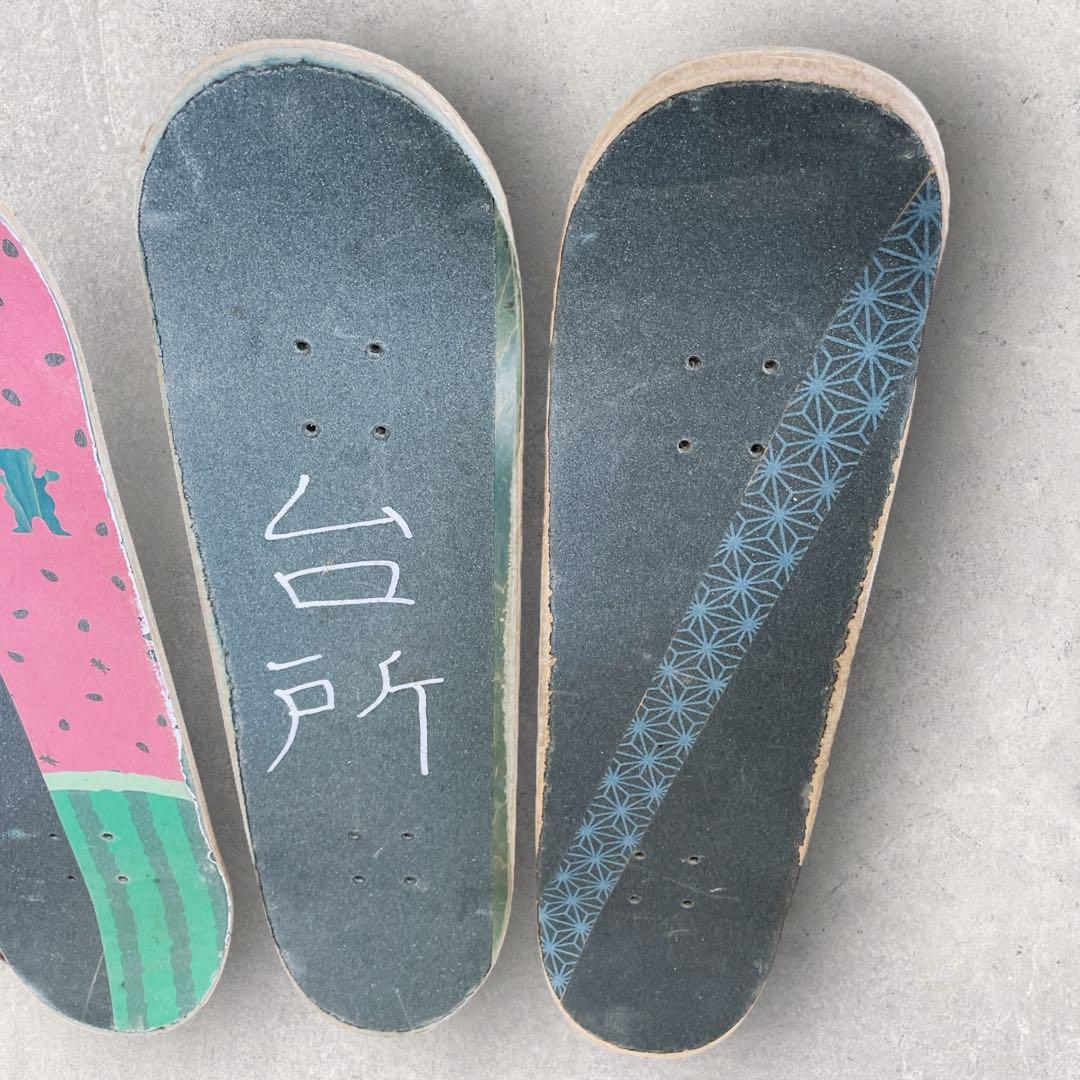 スケートボード 廃デッキ 6枚セット DIY スケボー - メルカリ
