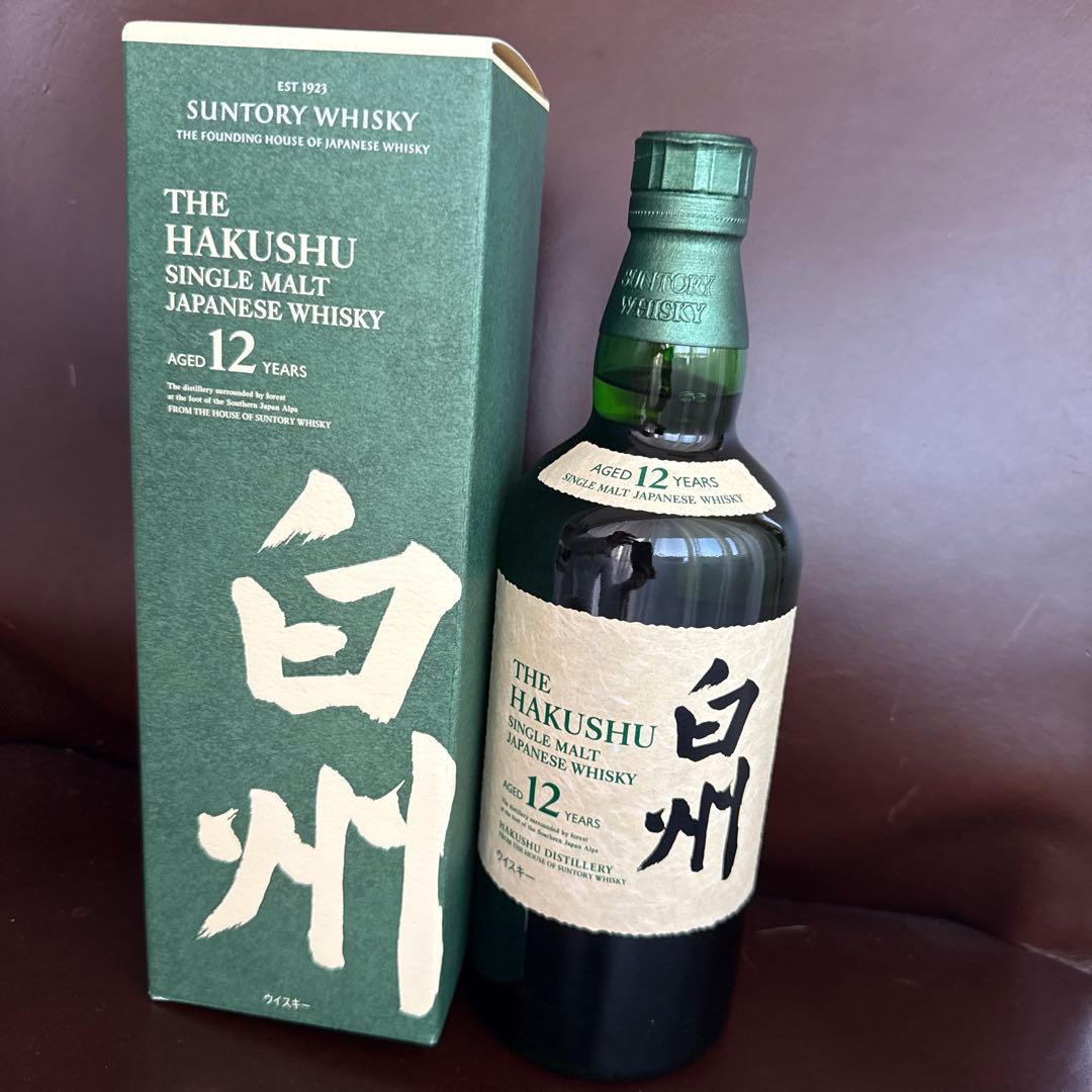 新品 未開栓】サントリー 白州 12年 シングルモルトウイスキー 700ml瓶