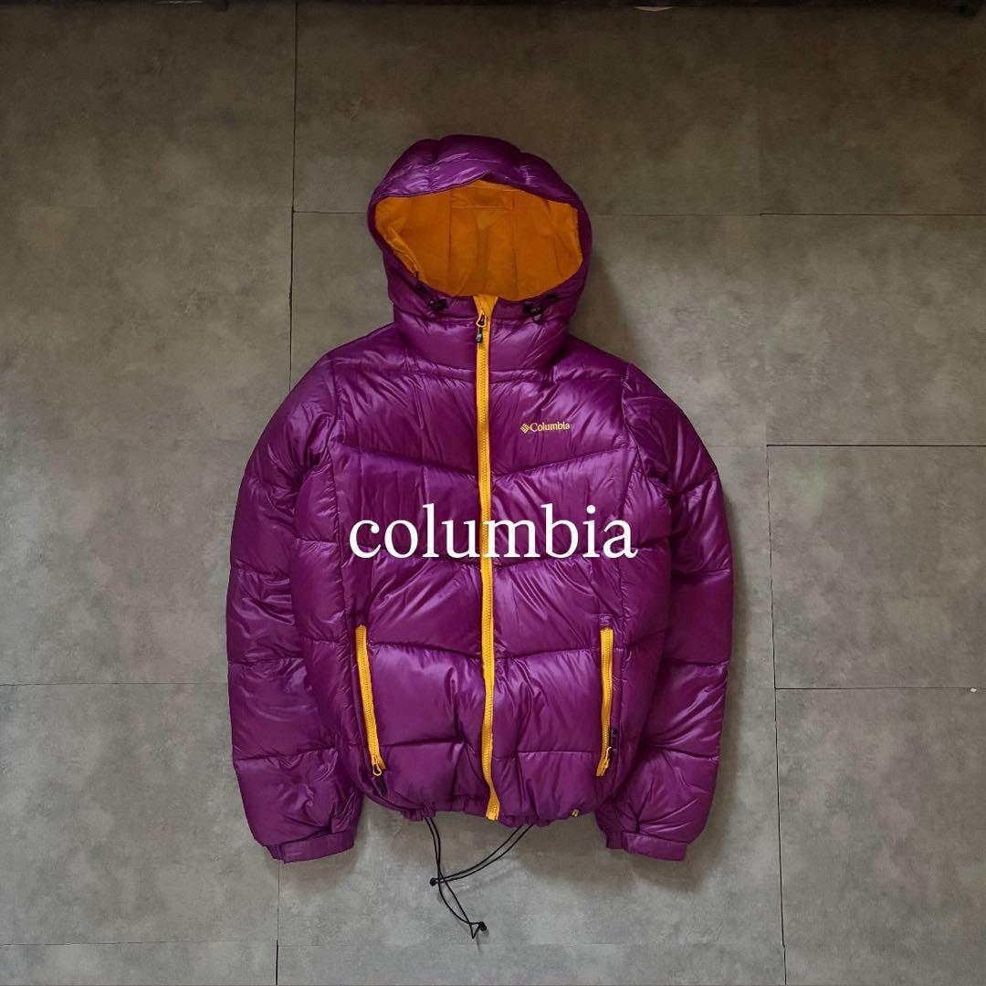 大人気❗️】極暖！columbia ダウン ブラック パープル 紫 L - メルカリ