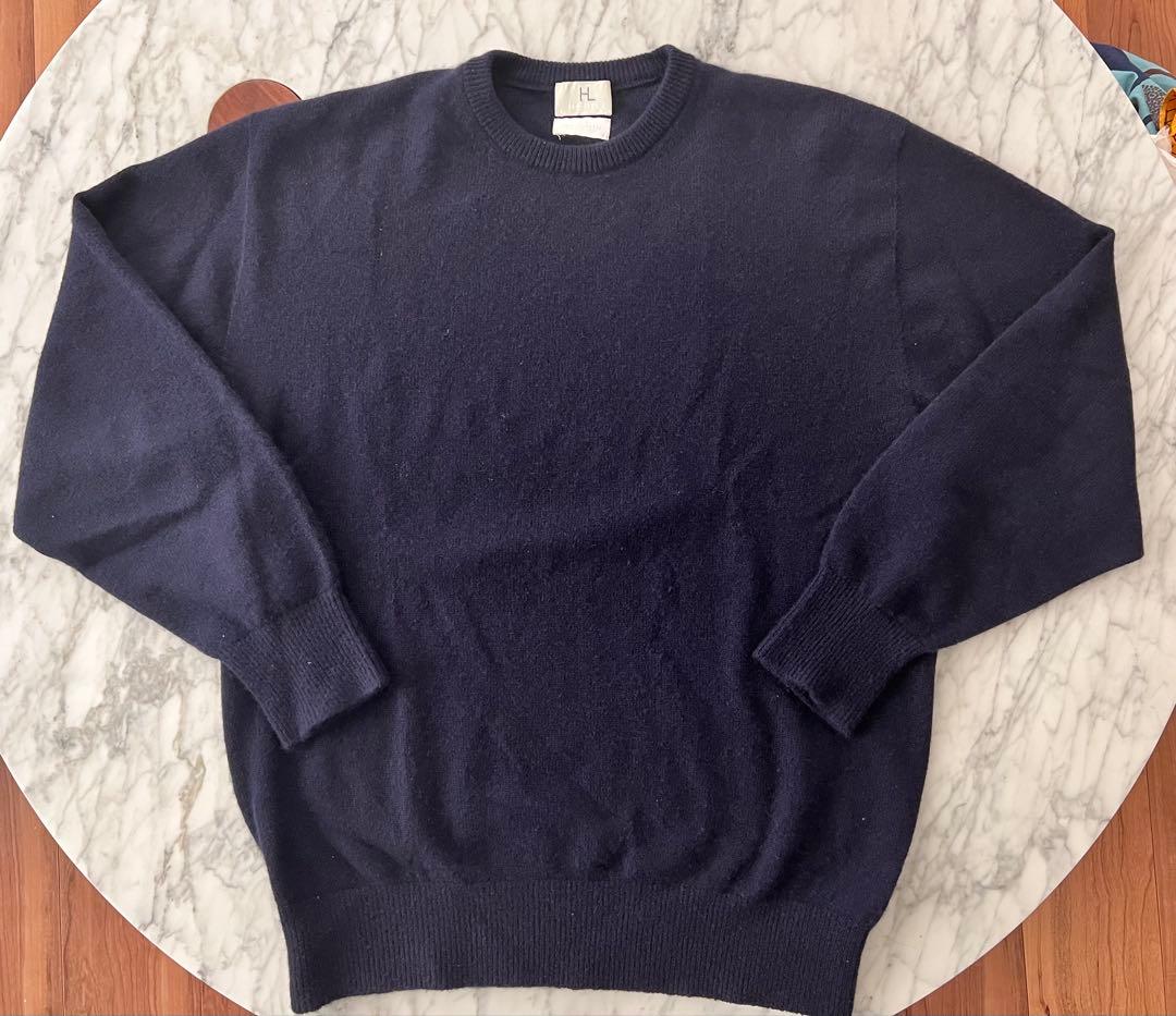 HERILL カシミヤニット ネイビー - メルカリ