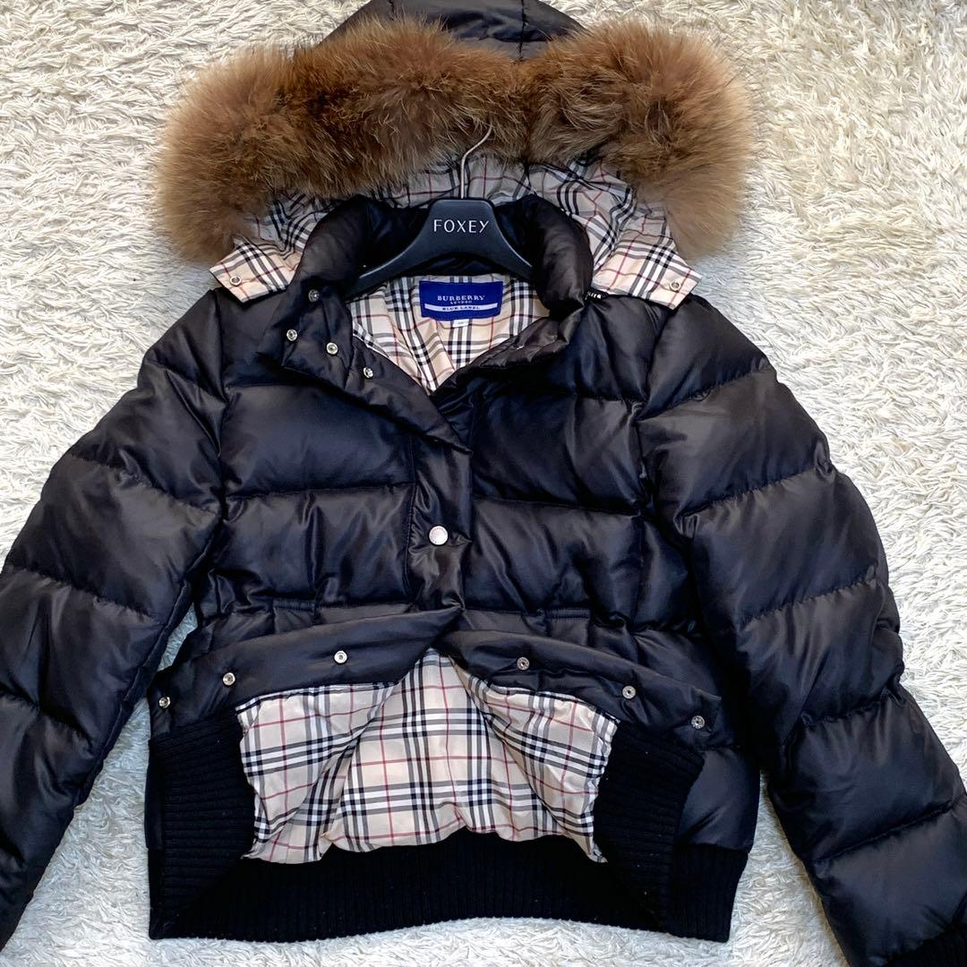 極美品】バーバリーブルーレーベル ダウンコート 3way ノバチェック M