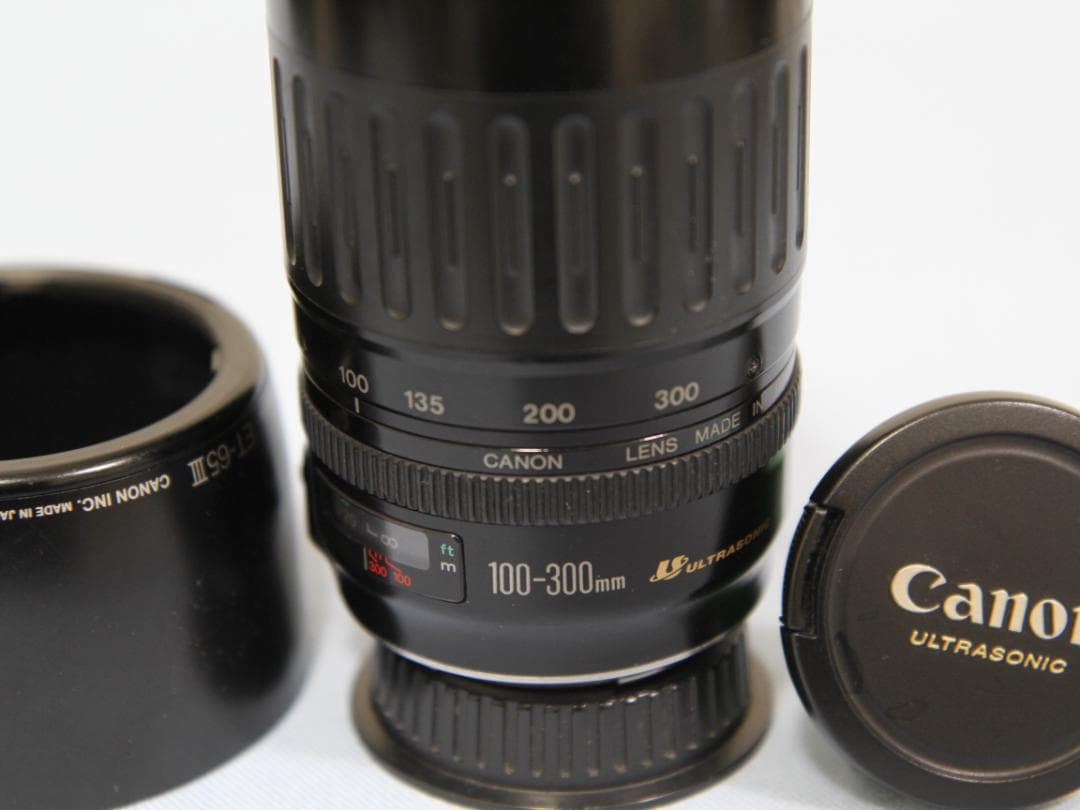 EF100-300mm F4.5-5.6 USM 望遠 CANON 純正フード付