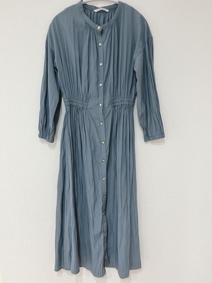 テチチ ワンピース ブルー グリーン ロング フリーサイズ - メルカリ