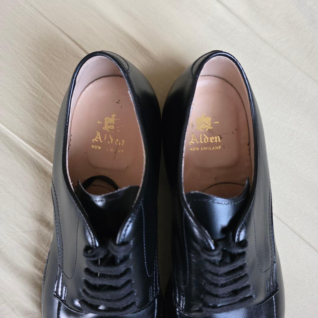 ALDEN オールデン Vチップ 54411 カーフ 黒 26.5cm