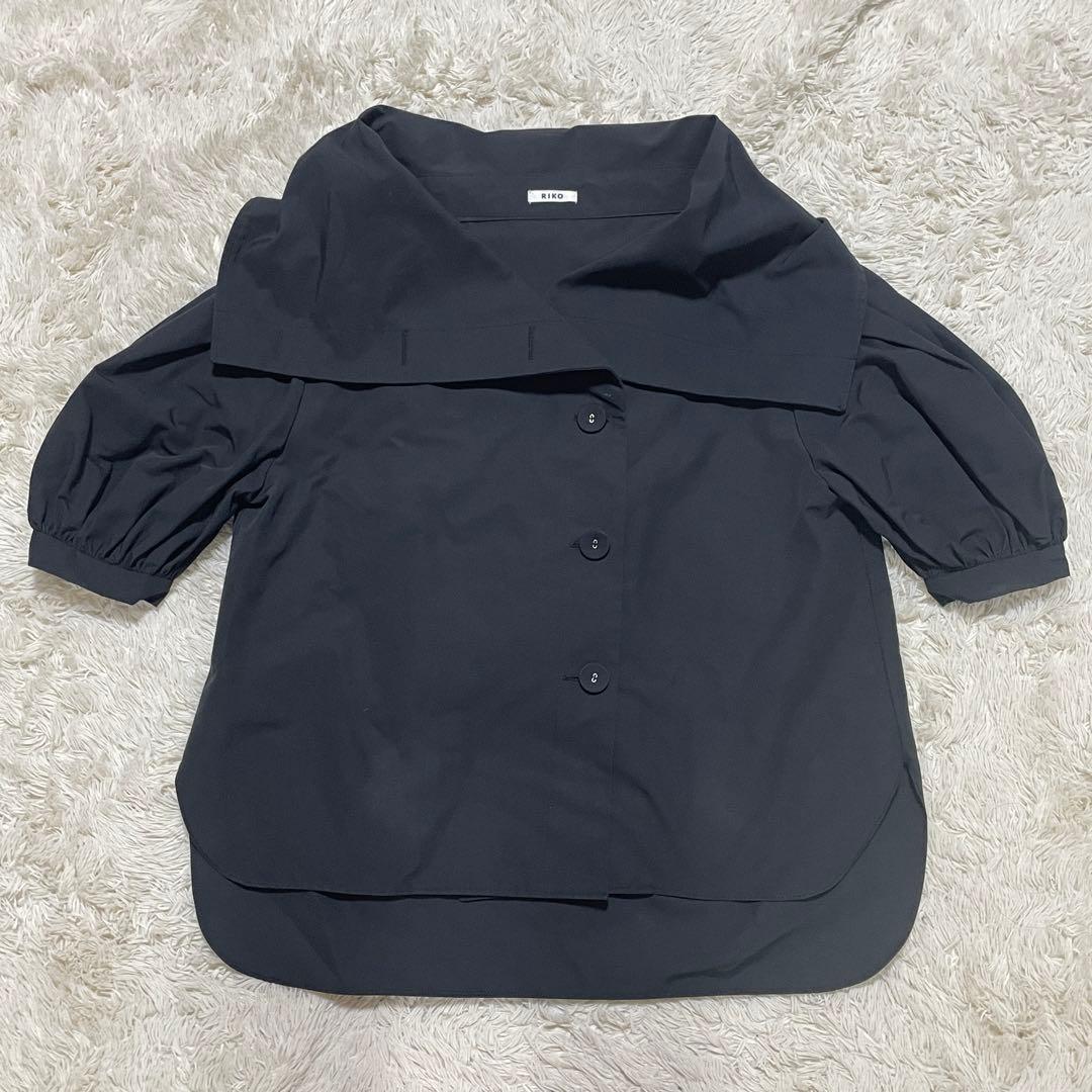 RIKO Tokyo Catherine blouse セーラー ブラウス 黒
