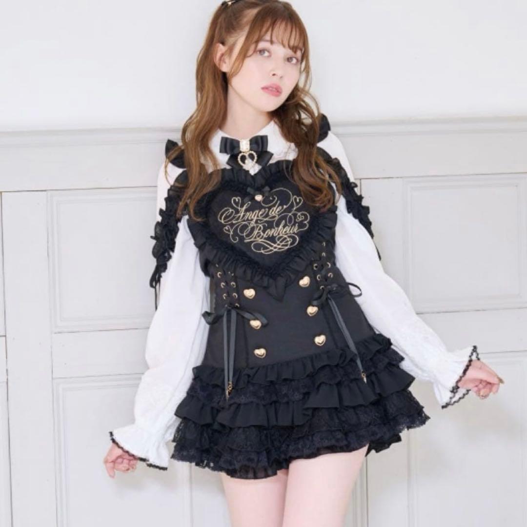 LIZLISA リズリサ ハートエプロンジャンスカセットアップ - メルカリ