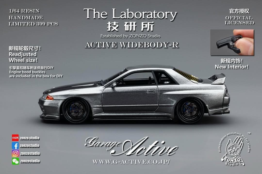 技研所 Zonzo studio GT-R R32 ガンメタリック カーボン - メルカリ