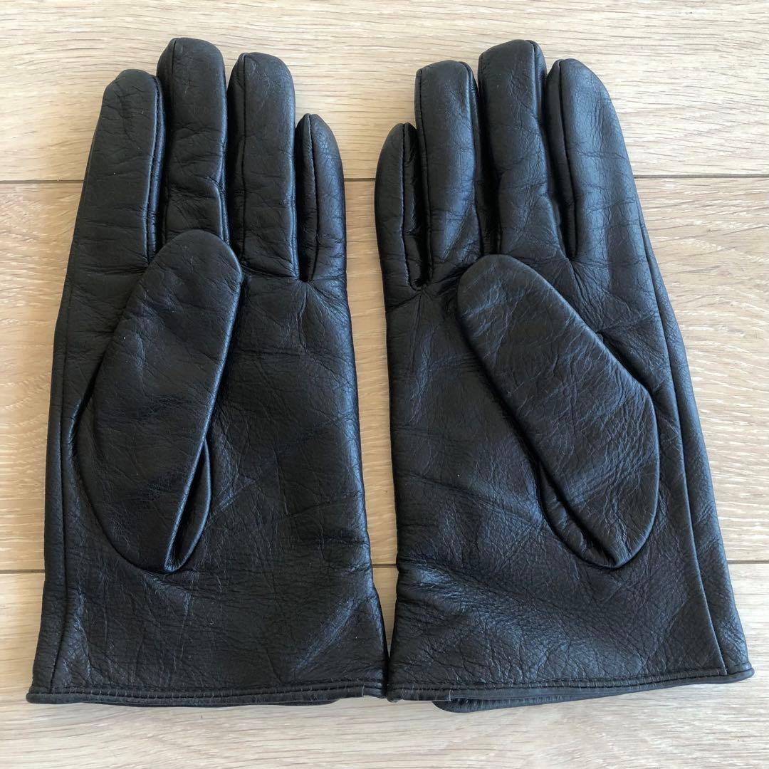 CALEE レザー手袋 グローブ MEDIUM ブラック