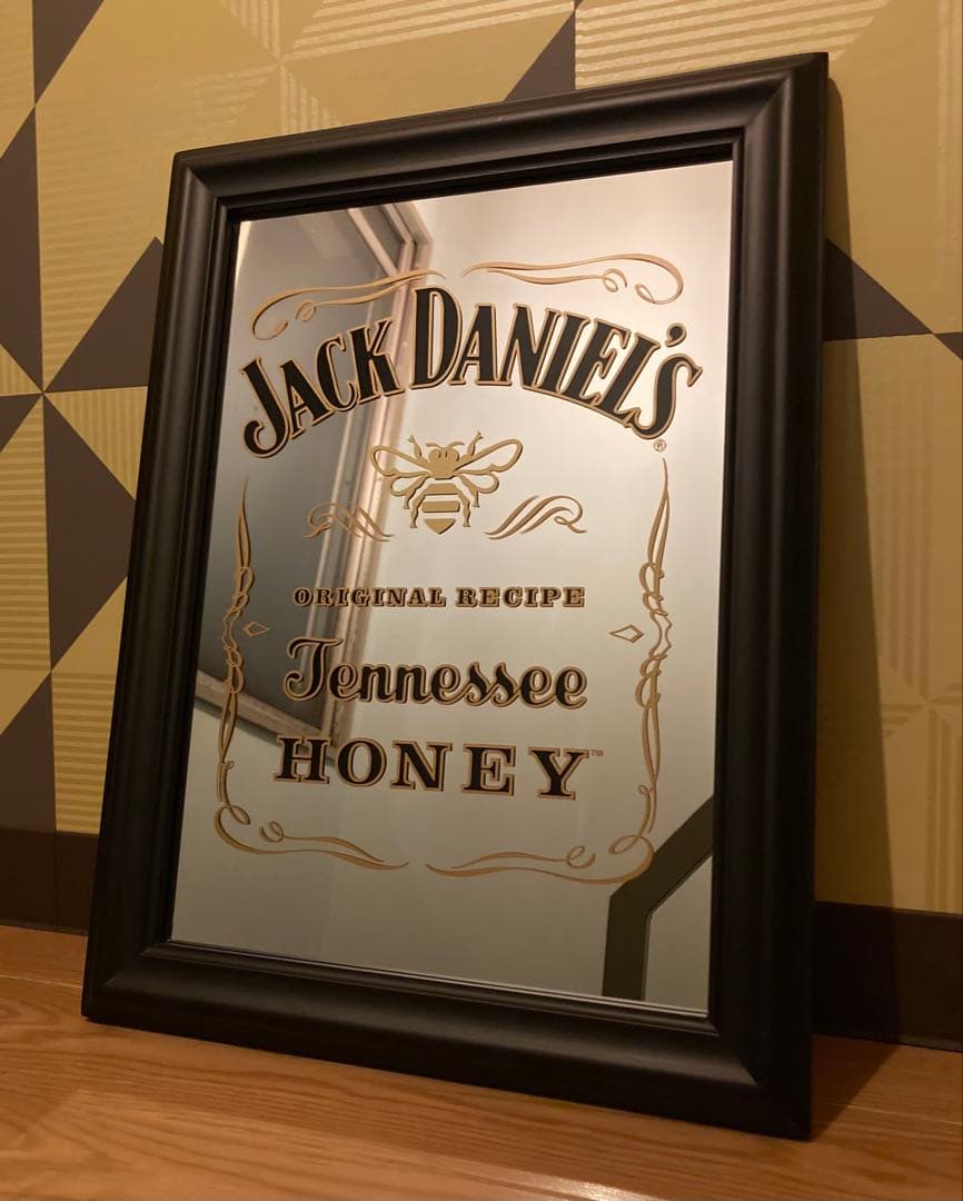 ジャックダニエル パブミラー アメリカン 雑貨 レトロ アンティーク 鏡