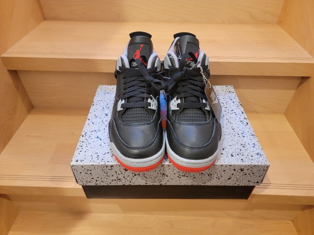 新品　24cm Nike GS Air Jordan 4 Retro Bred Jordan 4 Retro Bred Reimagined (GS) - FQ8213-006 - US