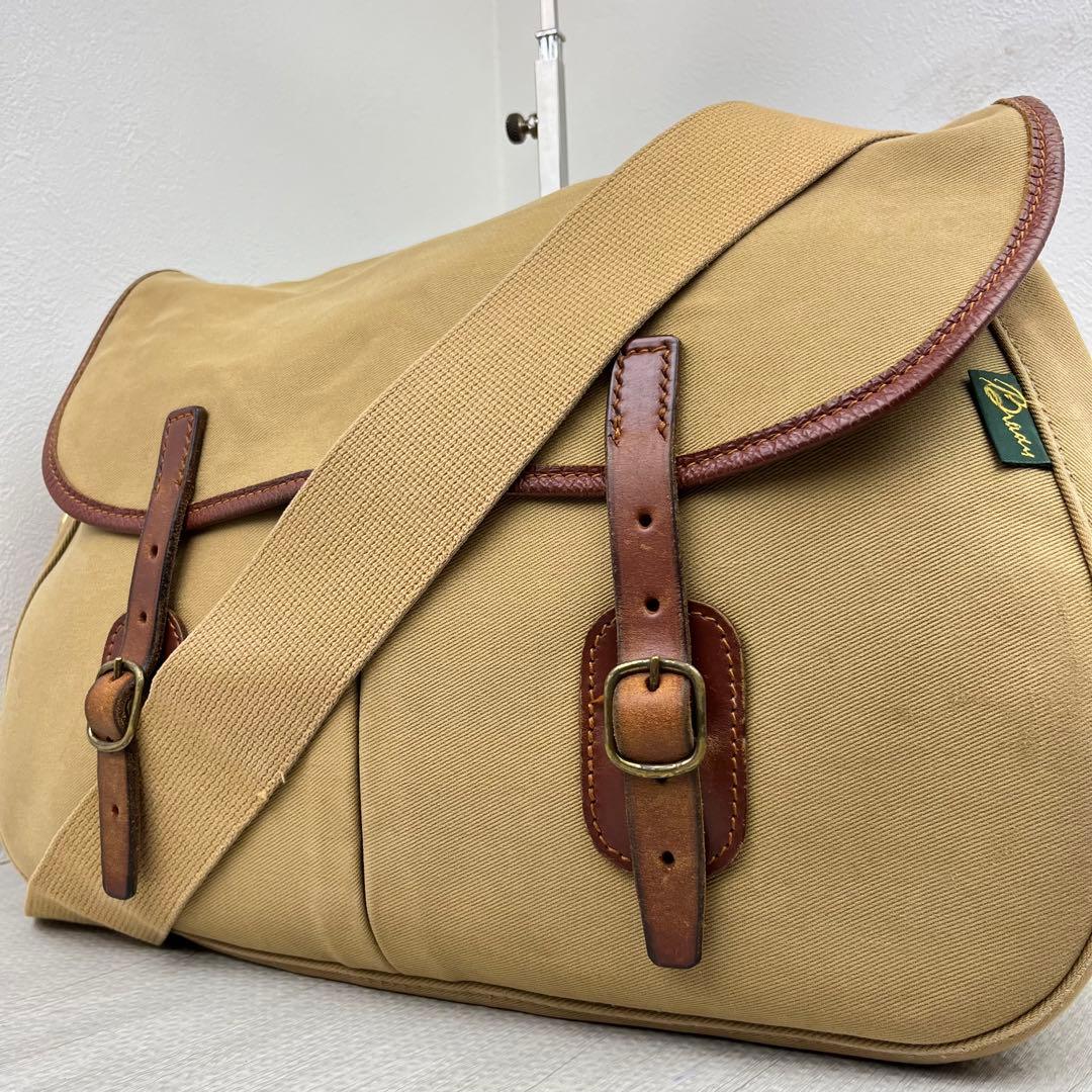 BRADY DART FISHING ショルダーバッグ キャメル キャンバス DART FISHING BAG WITH INNER LINER
